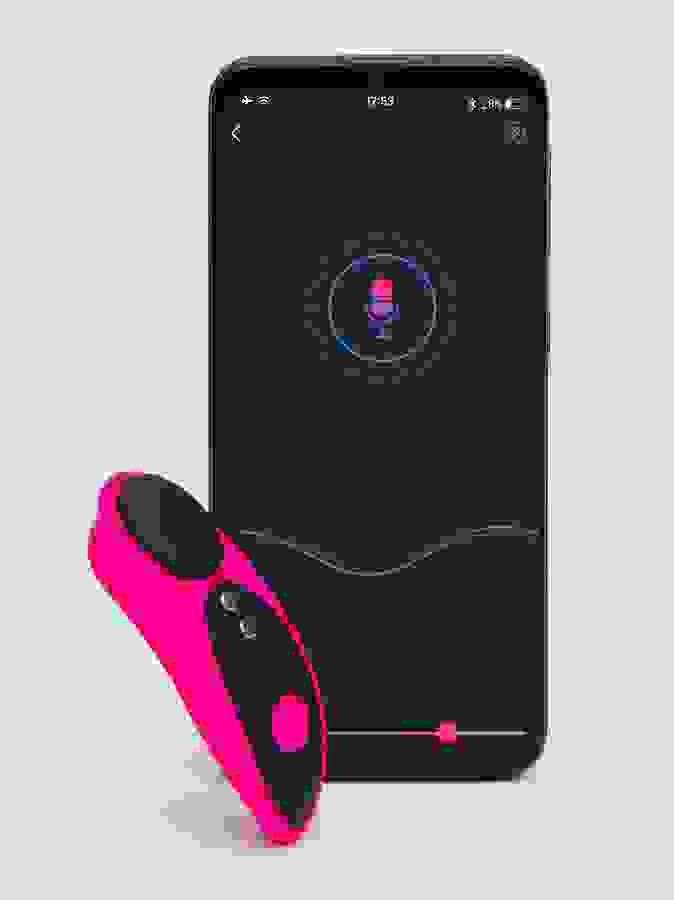 Lovense Ferri App Controlled Rechargeable Knicker Vibrator, Pink, hi-res